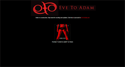 Desktop Screenshot of evetoadam.com