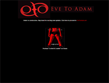 Tablet Screenshot of evetoadam.com
